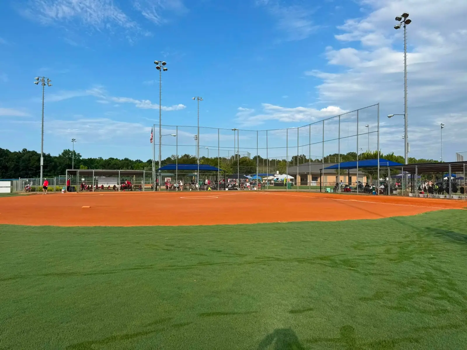 Baseball field ready for GA Elite Crushers game day